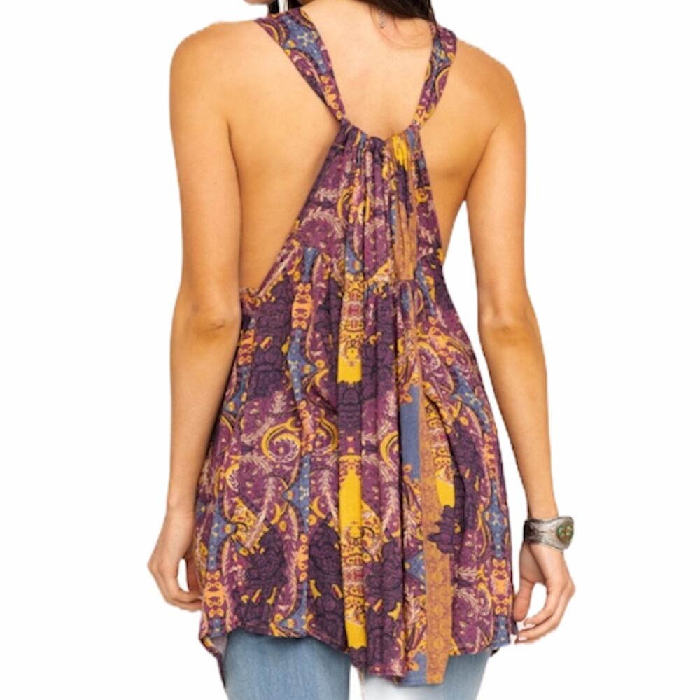 Free people boho mini dress count me in trapeze burgundy lace crochet NEW - Picture 4 of 9